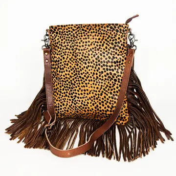 Faye Dot Messenger Genuine Western Leather Women Bag
