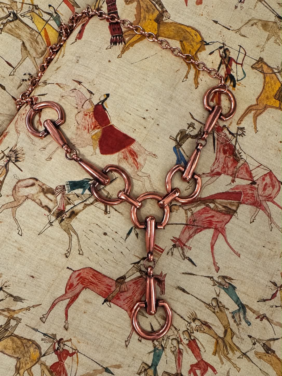 Lariat Snaffle Necklace