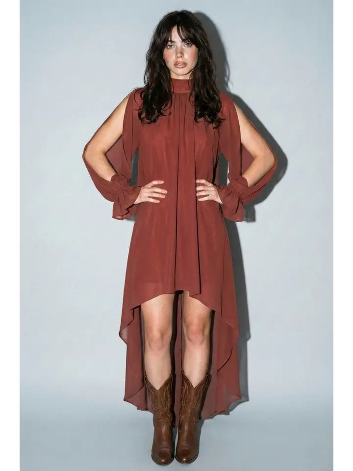 Hattie High-Low Dress