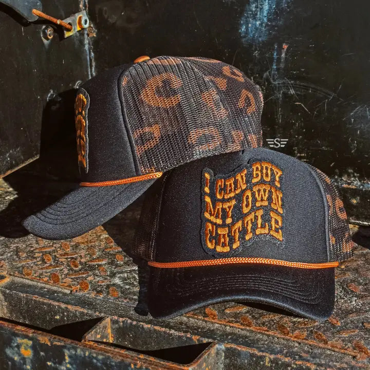 I Can Buy My Own Cattle Ponytail Cap