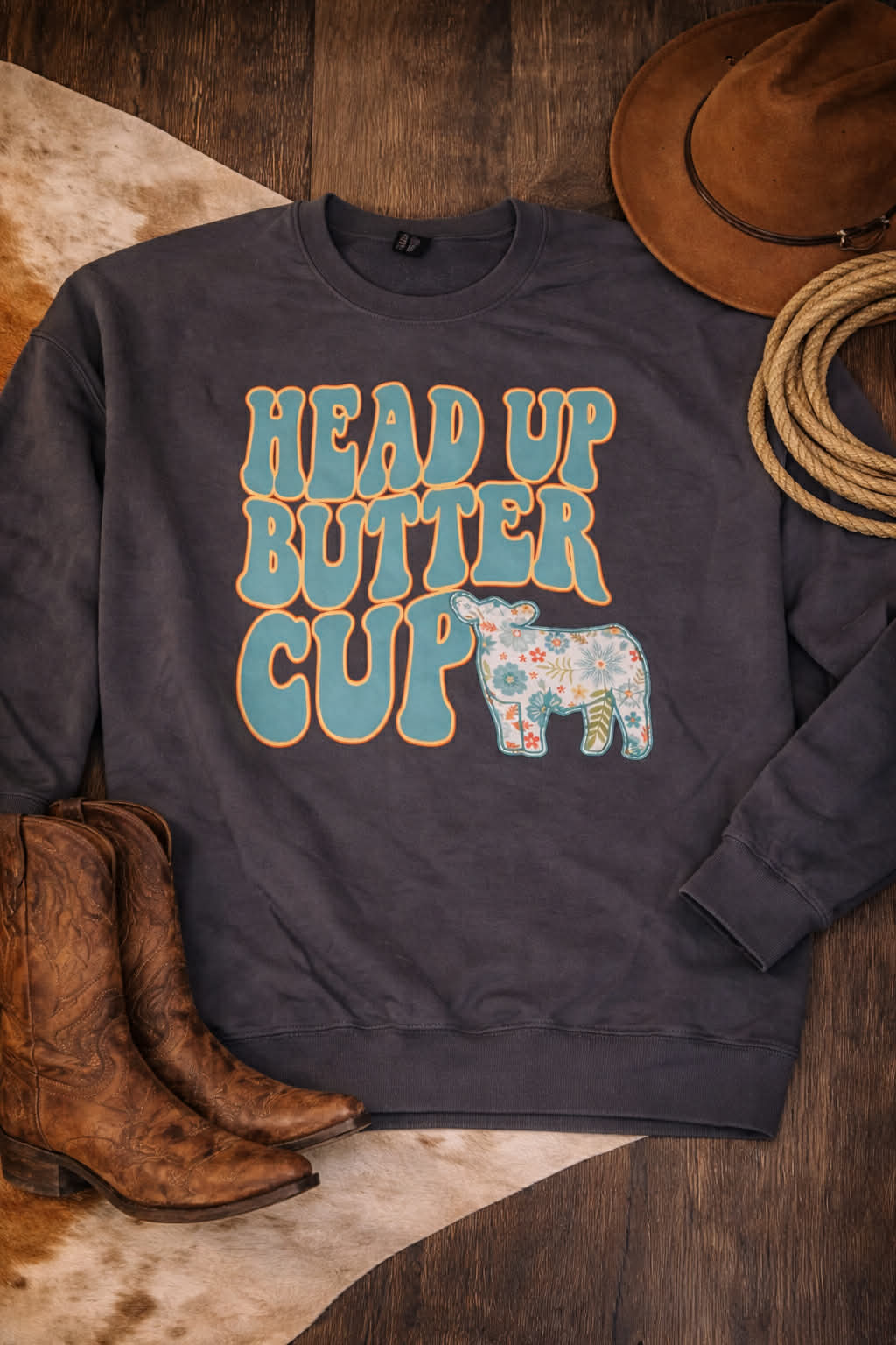 Head Up Buttercup Crew neck