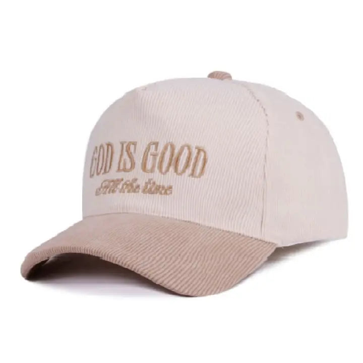 God is Good Corduroy Cap