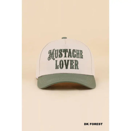 Mustache Lover Forest Two Tone Snapback Cap
