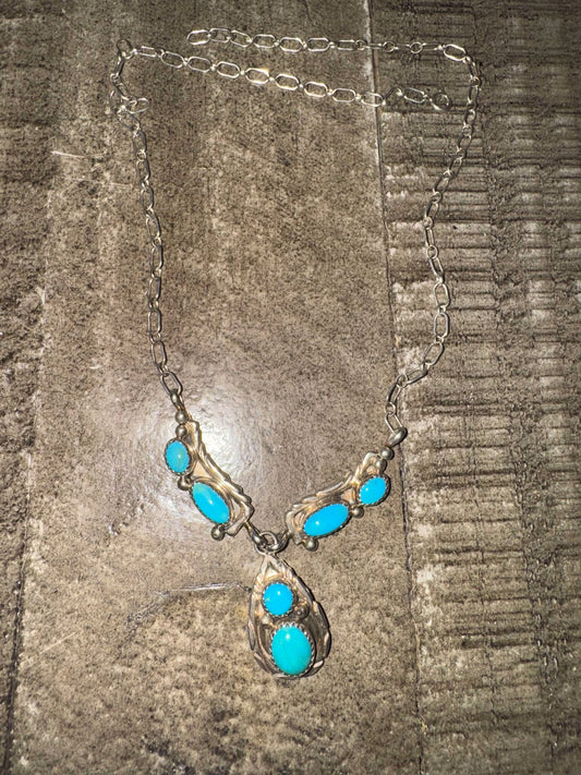 Vintage Running Bear Necklace