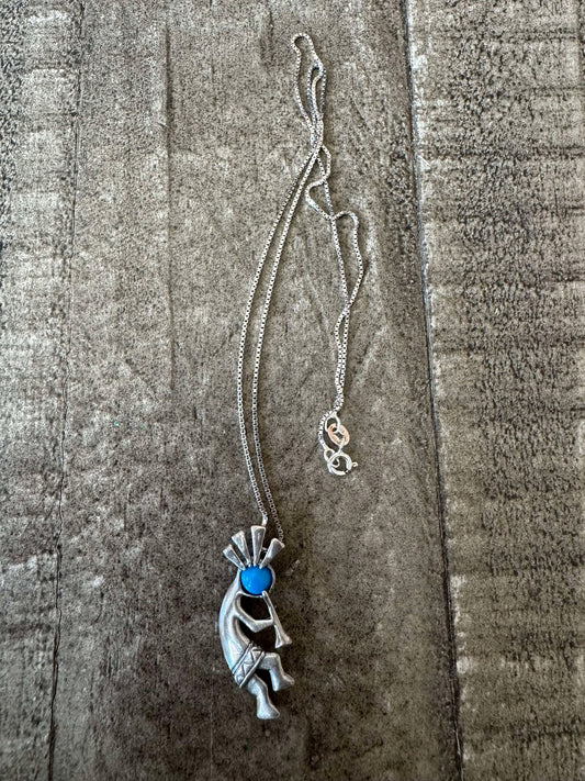 Vintage Jim Calladitto Kokopelli Necklace