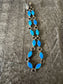 Vintage Blue Opal Set Bracelet