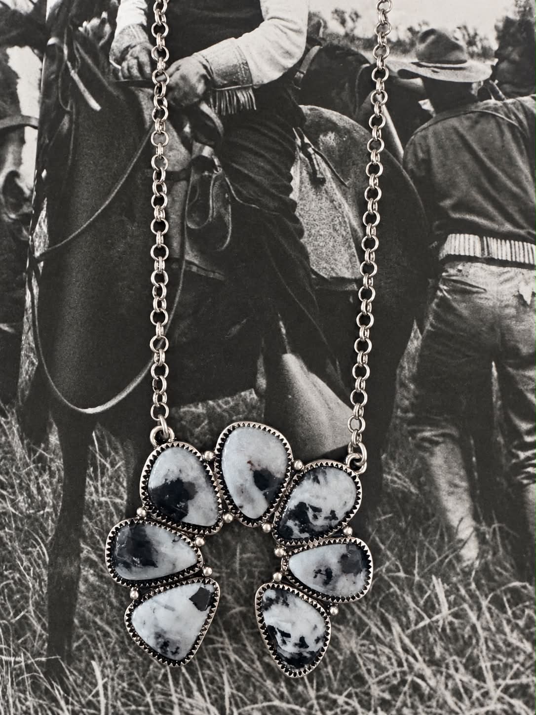 White Buffalo Naja Necklace