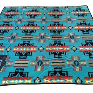 Aztec King Plush Blanket