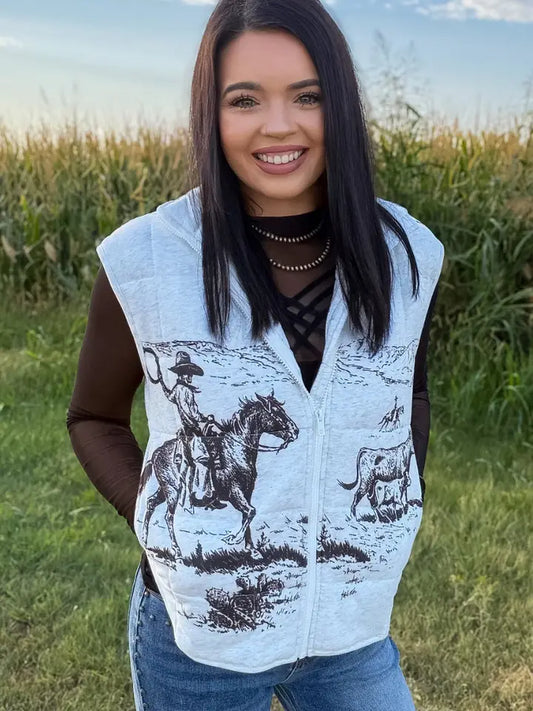 Cowboy Canvas Vest