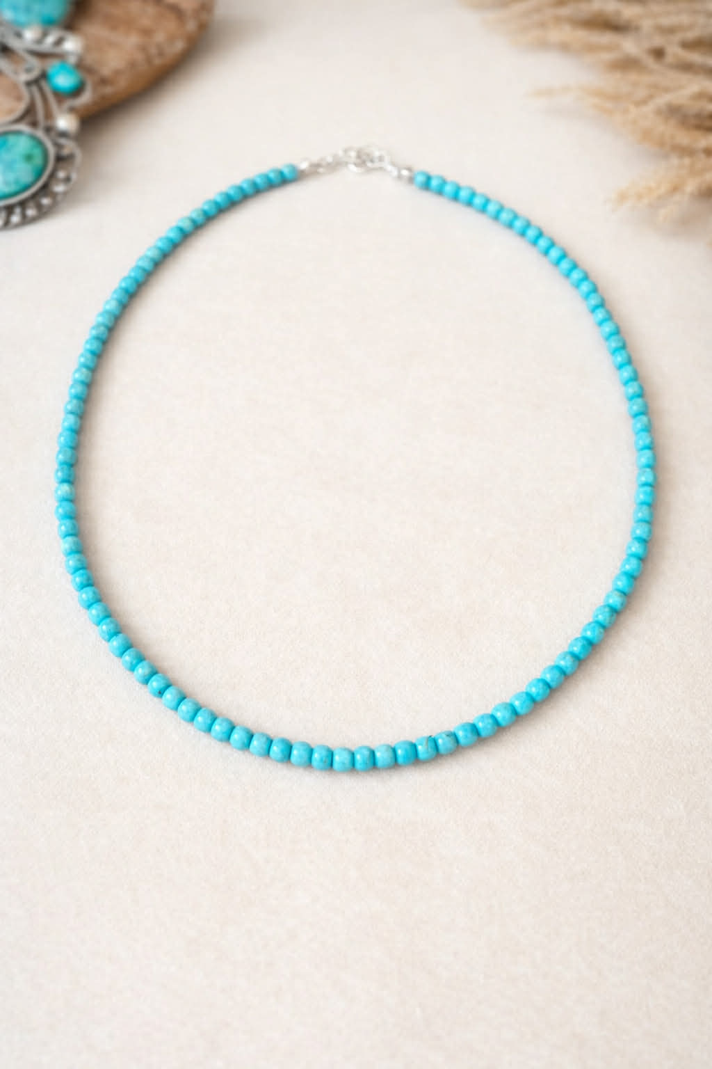 Faux Turquoise Necklace