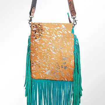 Fara Turq Messenger Genuine Western Leather Women Bag