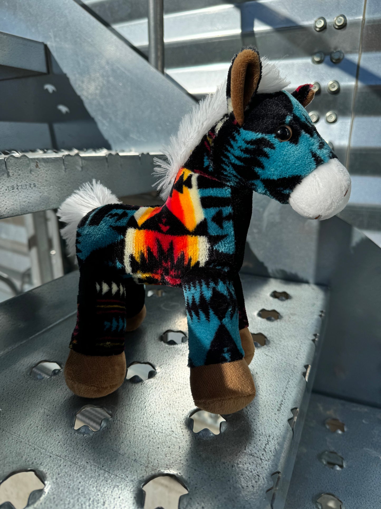 Small Plush Stuffed Aztec Horse