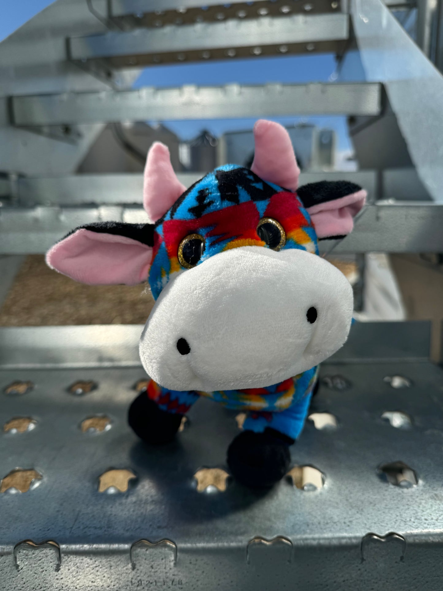 Plush Aztec Cows