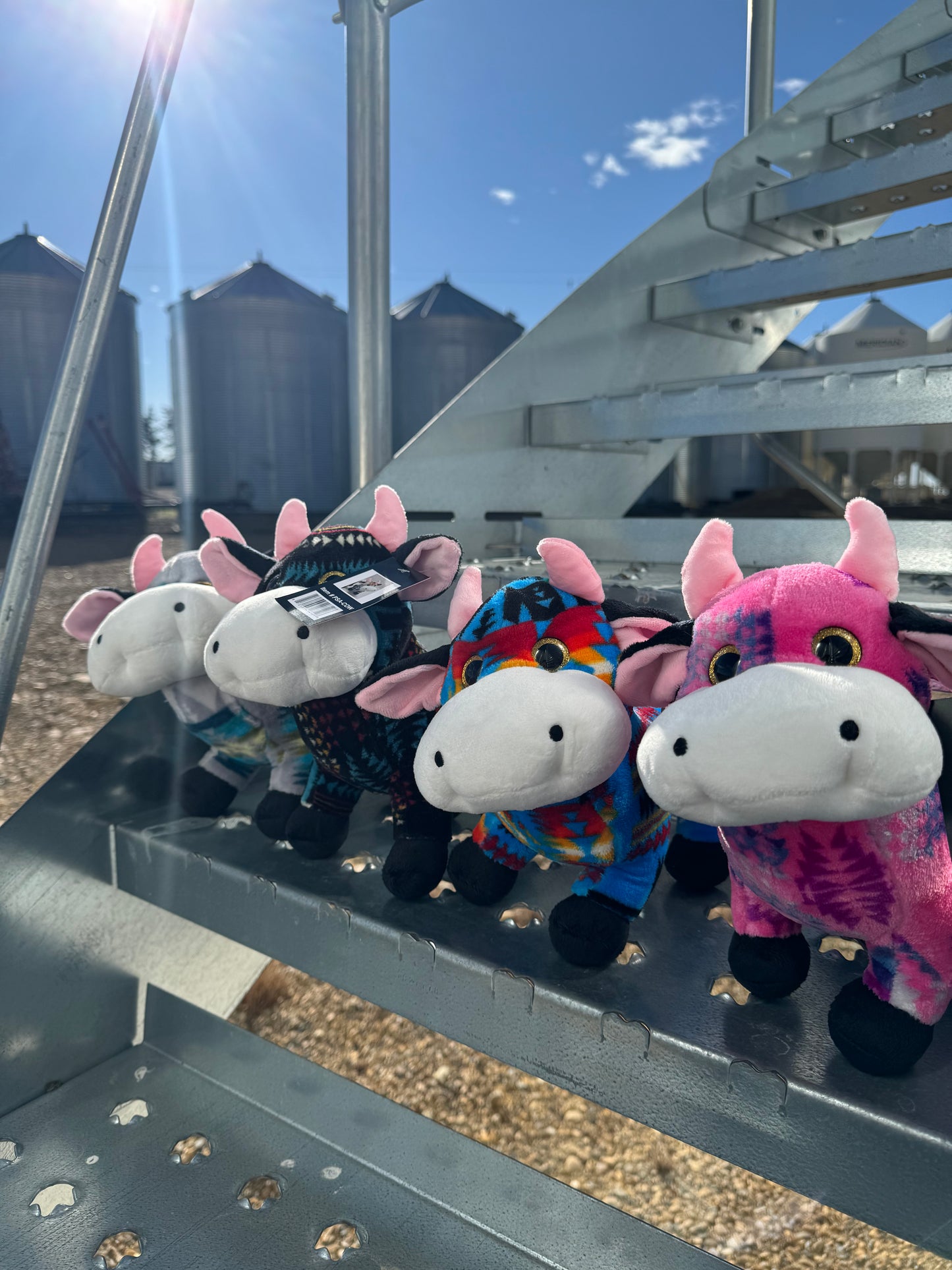 Plush Aztec Cows