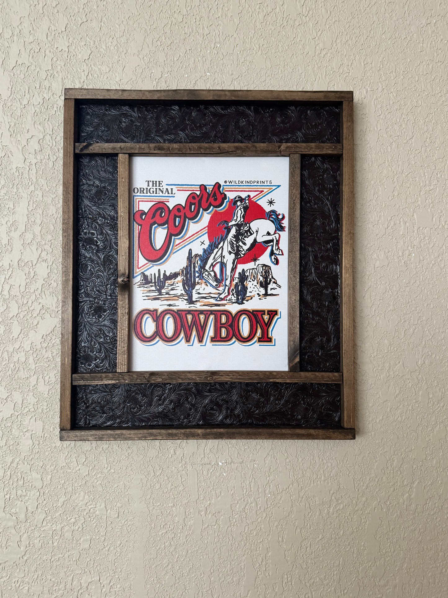 Coors Cowboy Wall Art