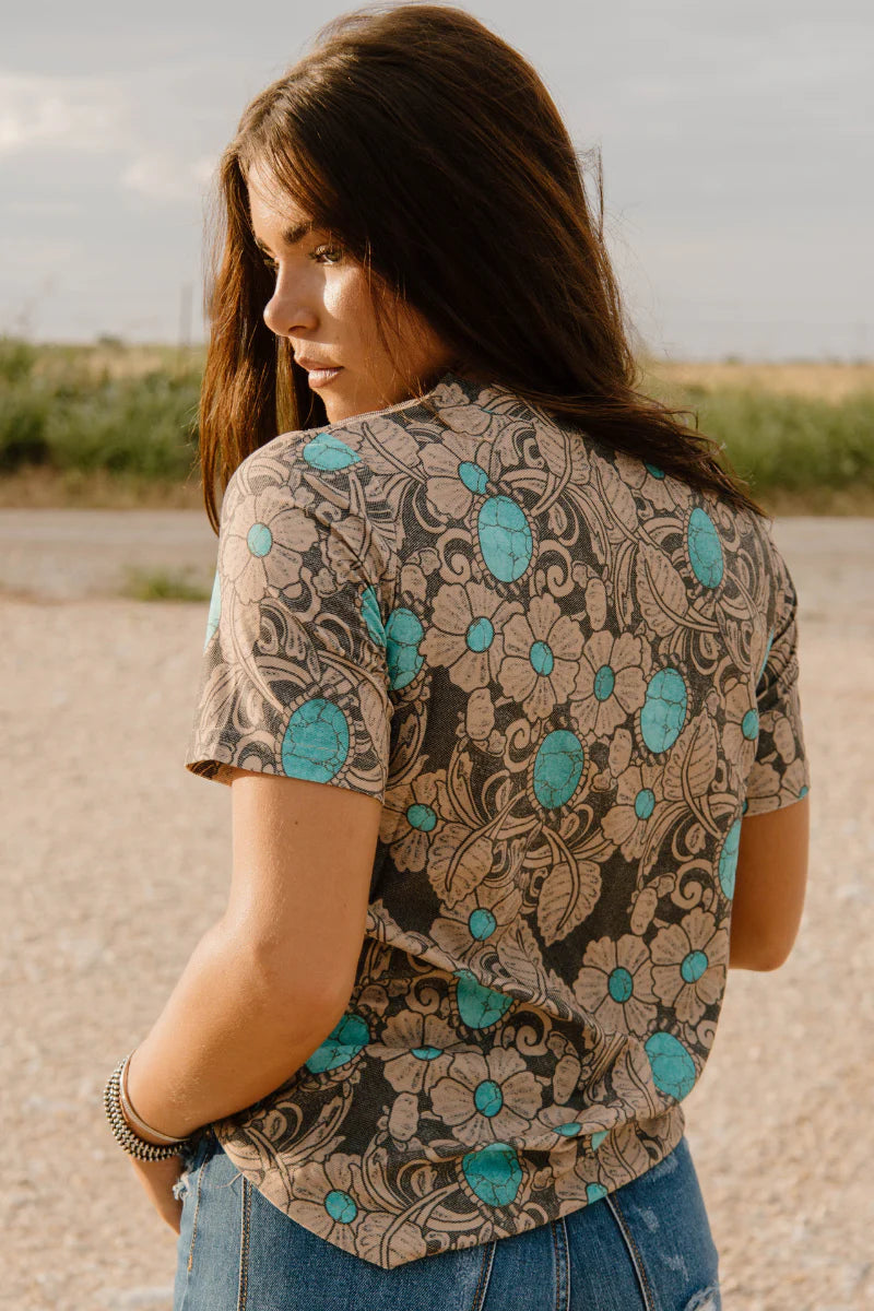 Tattoos On This Town V-Neck