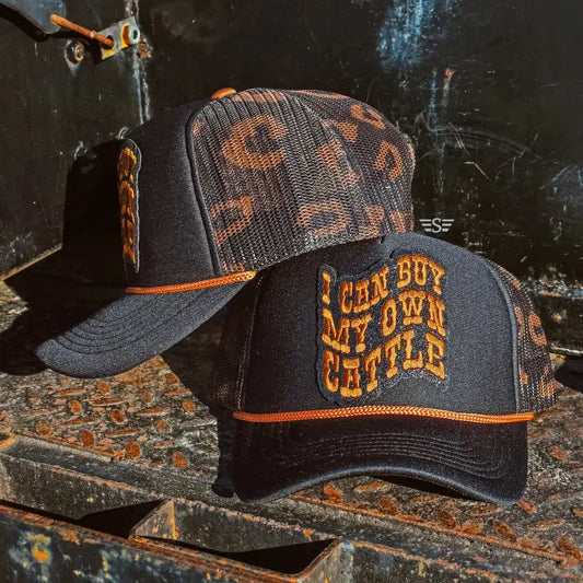 I Can Buy My Own Cattle Ponytail Cap