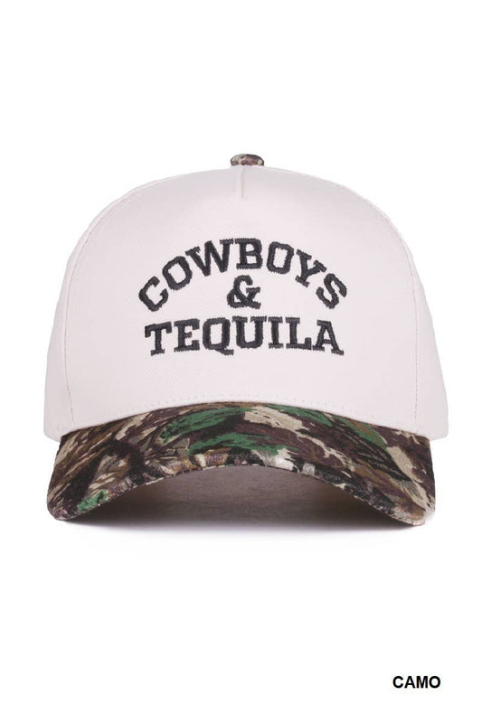 Cowboys & Tequila Two Tone Canvas Cotton CAMO OS
