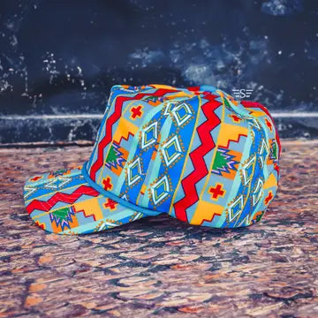 Vintage Geo Aztec Pawpaw Cap