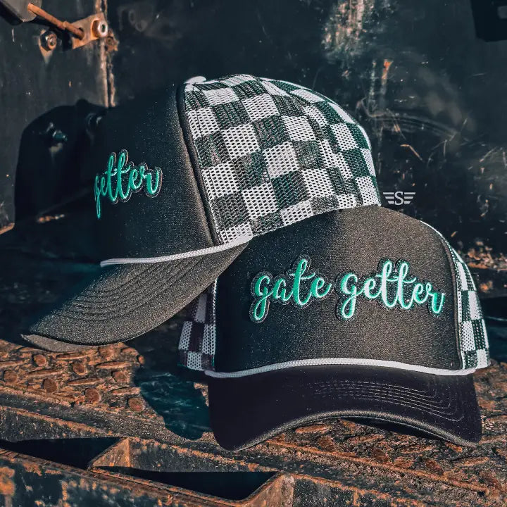 Checkered Gate Getter Cap