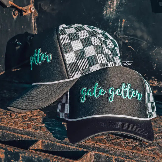 Checkered Gate Getter Cap